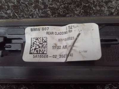 Б/у Накладка декоративна (молдинг) задніх правих дверей BMW X7 G07