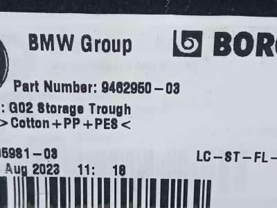 Б/у Полиця багажника BMW X4 G02