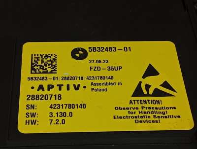 Б/в Плафон салона (фонарь) BMW X5 G05