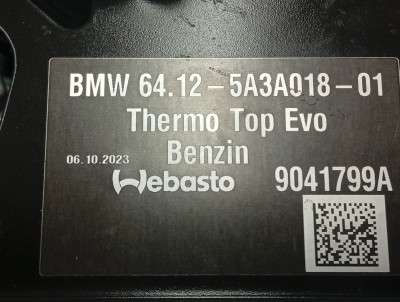 Б/в Отопитель автономный (Webasto) BMW XM G09