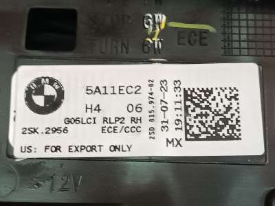 Б/у Задній ліхтар комплект BMW X5 G05