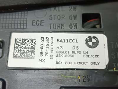 Б/у Ліхтар задній лівий BMW X5 G05