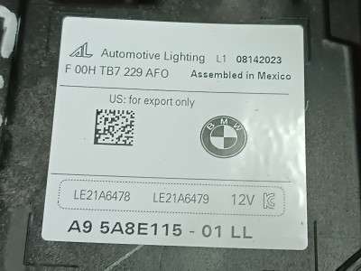 Б/у Фара передня ліва BMW X5 G05