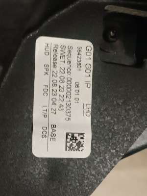 Б/в Торпедо (панель передняя) BMW X3 G01