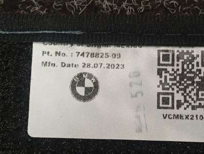 Б/в Коврик салонный BMW X7 G07