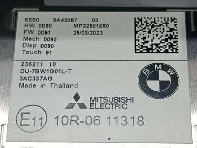 Б/в Монитор (Дисплей компьютера центральный) BMW X4 G02