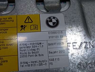 Б/в Подушка безопасности коленная BMW 5 F10