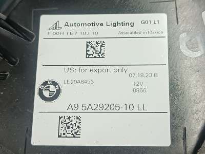 Б/у Фара передня ліва BMW X4 G02
