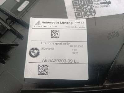 Б/у Фара передня ліва BMW X4 G02