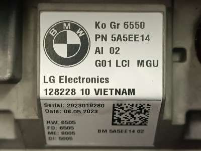 Б/в Монитор (Дисплей компьютера центральный) BMW X3 G01