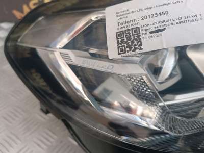 Б/у Фара передня права BMW X3 G01 - 2