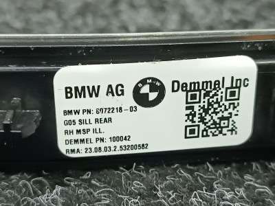 Б/у Накладка декоративна на поріг задня права BMW X5 G05