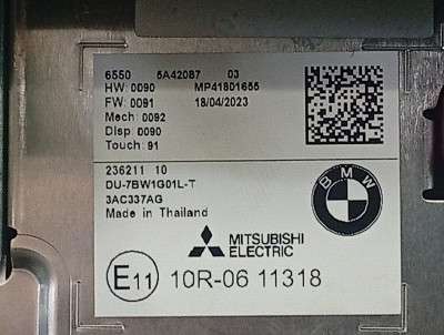 Б/в Монитор (Дисплей компьютера центральный) BMW X3 G01