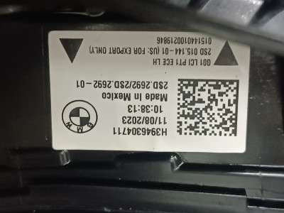 Б/у Ліхтар задній лівий BMW X3 G01