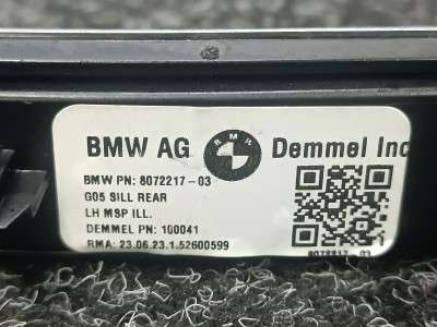 Б/у Накладка декоративна на поріг задня ліва BMW X5 G05